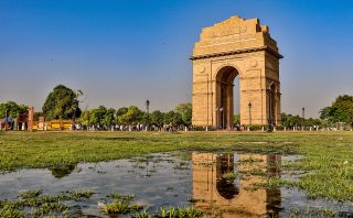 reflection, water, monument, india gate, india, nature, sky, famous, landmark, door, gate, tourism, structure, heritage, delhi, travel, ancient, memorial, old, historic, martyred, army, memory-5251885.jpg